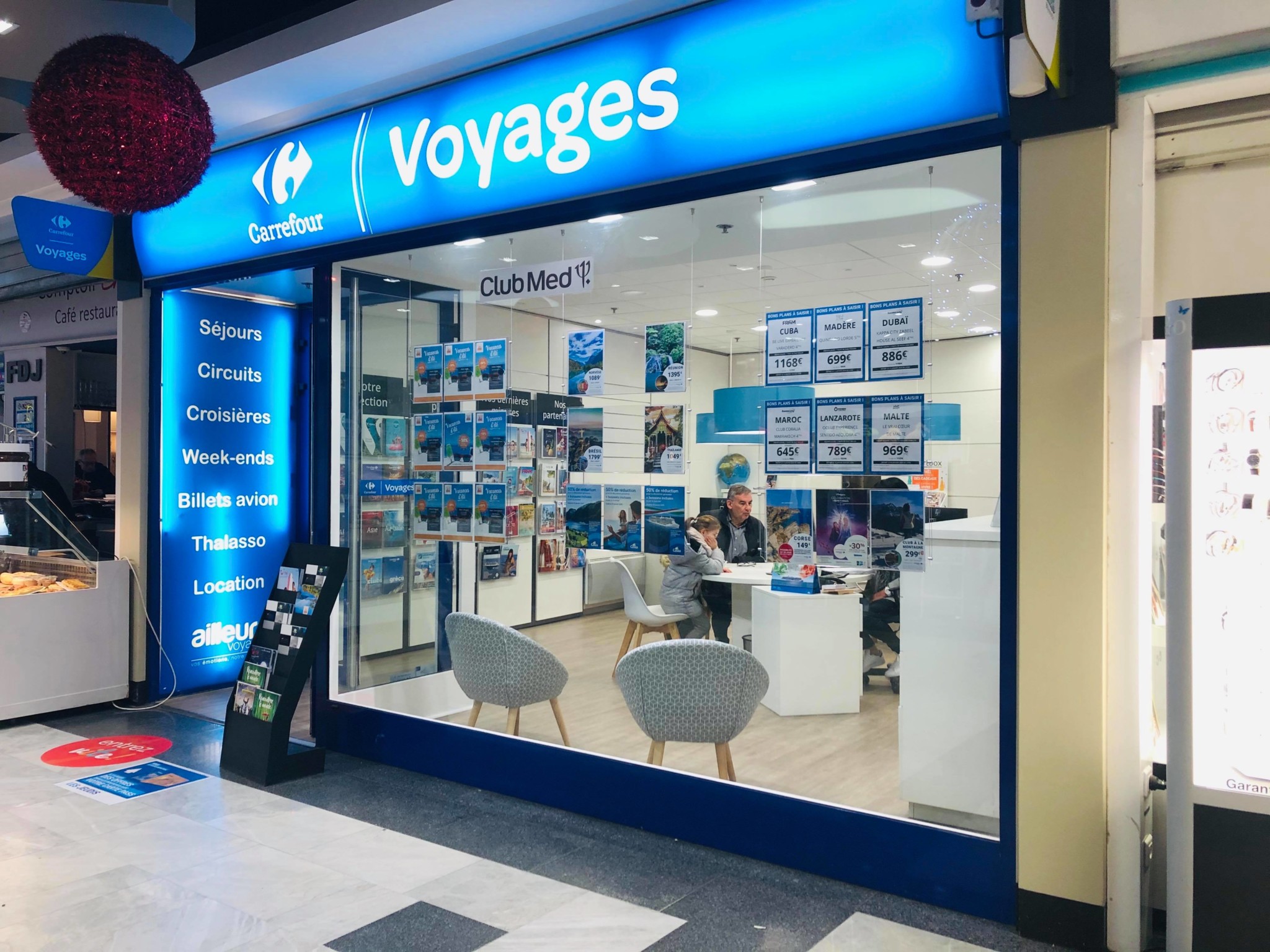 agence carrefour voyage villabe