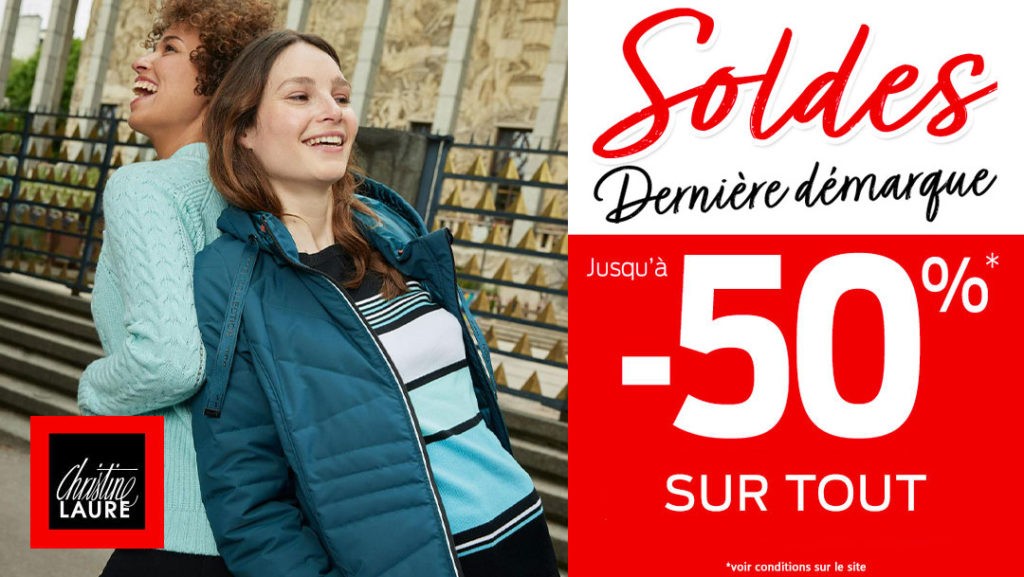 SOLDES : Dernière Démarque, jusqu'à -50%* sur tout - Centre commercial Cité  Europe