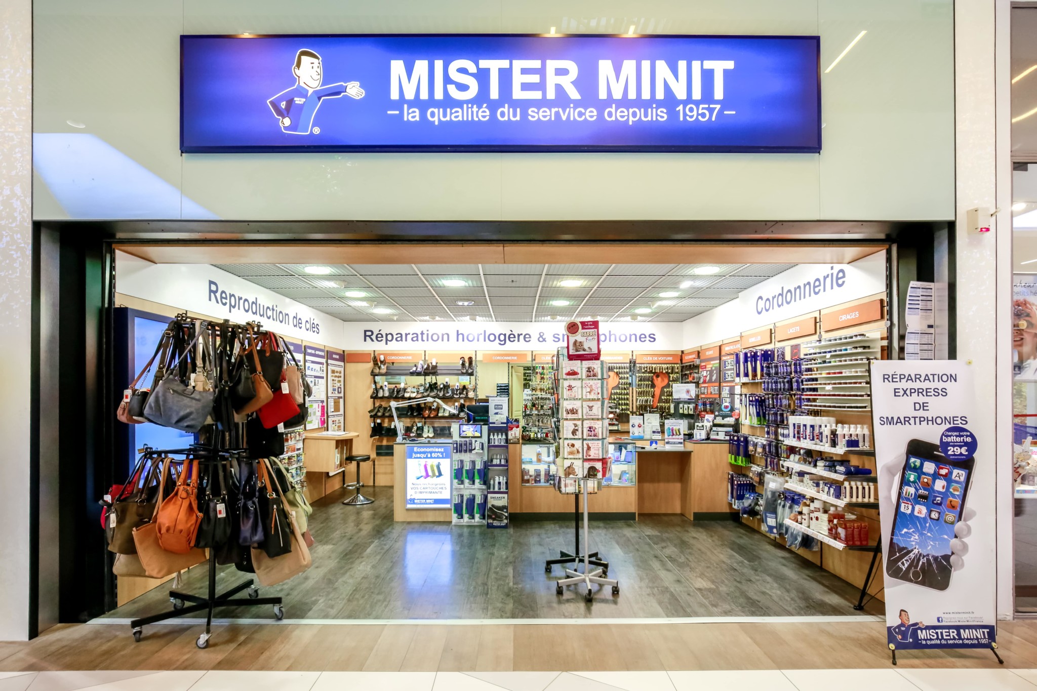 Mister Minit Centre commercial Carrefour Grand Evreux